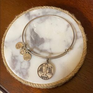 Alex and Ani Libra silver bracelet